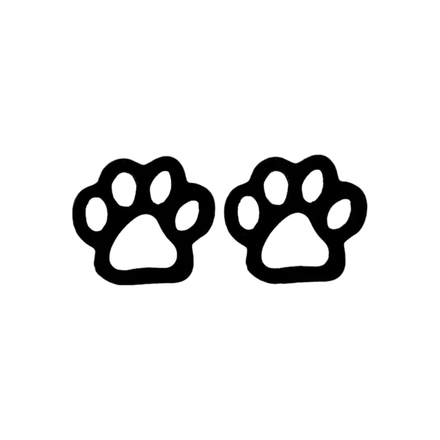 Black Paw Studs