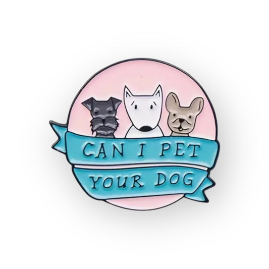 Pet Your Dog Pin