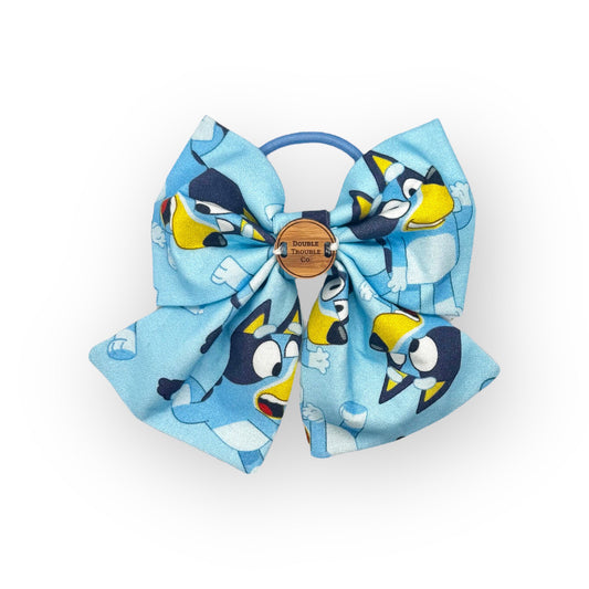 Here Bluey Hair Bow